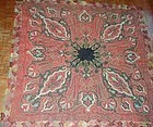 Antique Embroidered Kashmir Shawl - Exceptionally Fine