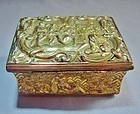 Gilt Bronze Rococo Pictorial Snuff Box - ca 1800