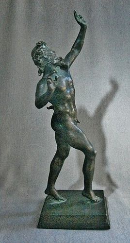 Grand Tour Bronze of Faunus - Pompeiian 200 BC