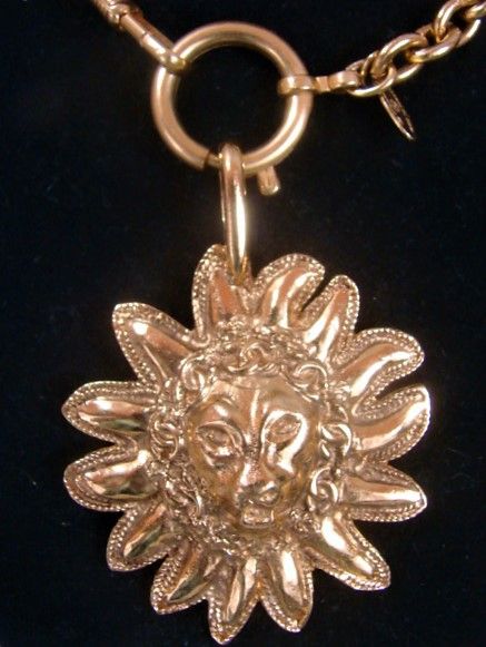 Authentic Chanel Sun Lion Necklace or Belt
