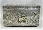 Joseon Dynasty Silver Inlay Iron Box - Fine Condition