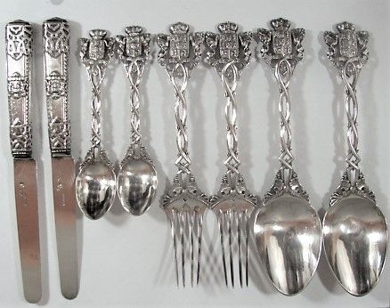 Silver Service for Russian Prince Yusupov by Alex Gueyton ca 1860