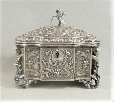 Silver Hanau Germany Rococo Casket - ca 1895 - George Roth
