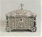 Silver Hanau Germany Rococo Casket - ca 1895 - George Roth