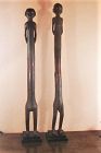 Pair Nyamwezi Figures - Tanzania - Exceptional Sculptural Forms