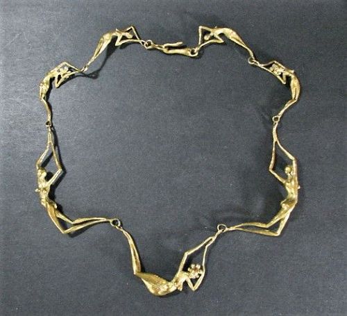 Carl Tasha Bronze Necklace Nudes