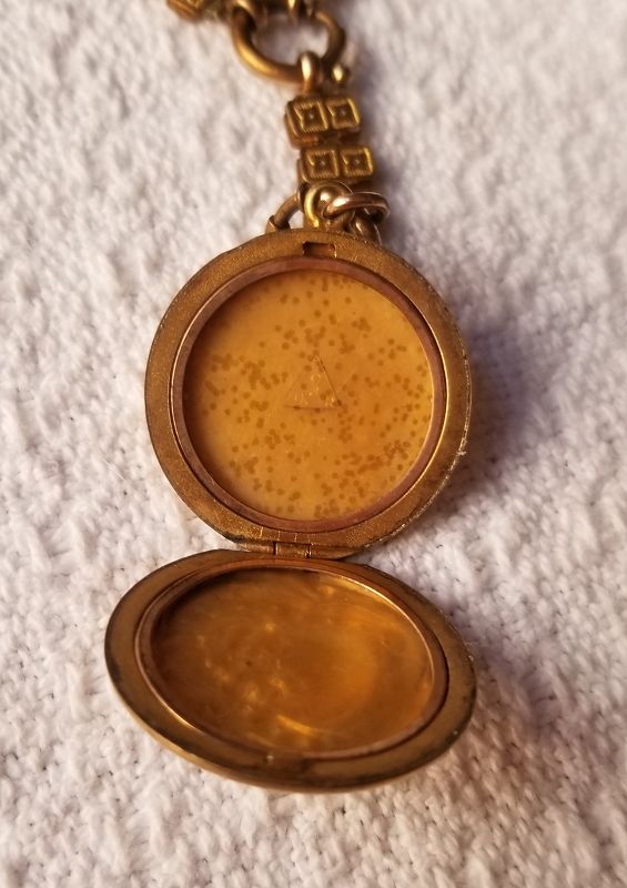 Victorian Book Chain and Locket