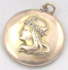 Byzantine Queen with Diamonds in Her Crown – A Gold Locket
