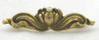 10k Water Lily or Lotus Pin with Pearl – Art Nouveau