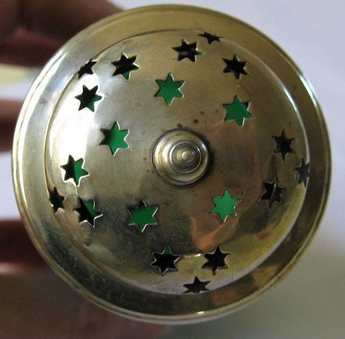 Stars & Green Glass - Sugar Shaker - England