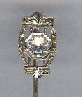 14kt White Gold Edwardian Stickpin