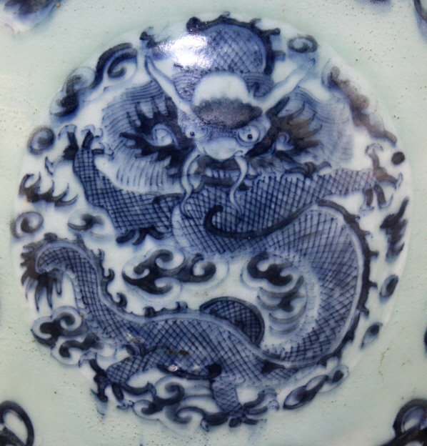Huge Chinese Qing Jiaqing Daoguang Temple Jar Dragon