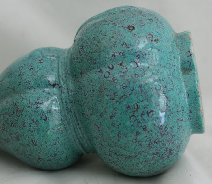 Three Chinese Qing Scholar's Desk Articles Robin's Egg Vase Pot Holder