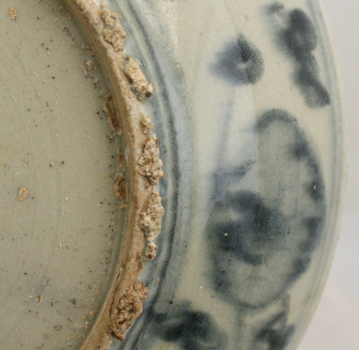 Chinese Ming Cobalt Blue Zhangzhou Swatow Dish Plate Saucer