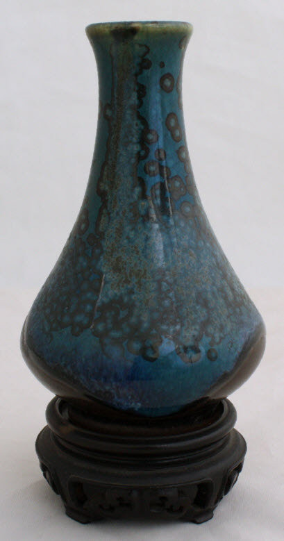 Japanese Meiji Period Cabinet Vase Okumura Shozan