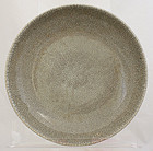 Large Chinese Qing Qianlong Geyao Type Crackle Glaze Porcelain Bowl