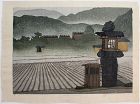Large Ltd. Ed. Japanese Woodblock Print Joshua Rome Amawaku Harusame