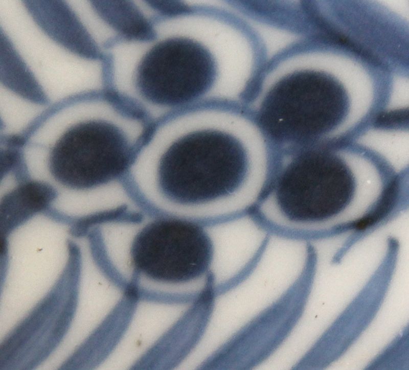 Japanese Edo Arita Blue White Porcelain Wine Ewer Sake Pot Chosi