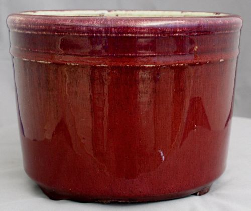 Chinese Qing Dynasty Sang-de-boeuf Oxblood Flambe Porcelain Censer