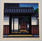Large Clifton Karhu Ltd. Ed. Japanese Woodblock Print Kamigamo Gate