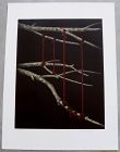 Katsunori Hamanishi Japanese Limited Ed. Mezzotint Print Swing 1990