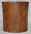 Chinese Qing Huanghuali Wood Scholar's Brushpot Bitong