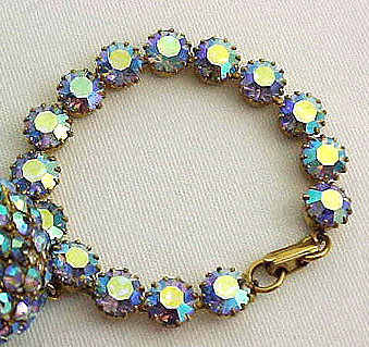 Schiaparelli Bracelet! Really Special Blue R/Stones