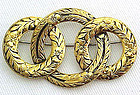 Golden Metal Eternity Brooch