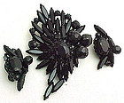 Black Hattie Carnegie Demi - sparkling and Large