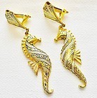 Toledo Seahorse Dangle Earrings - Spanish