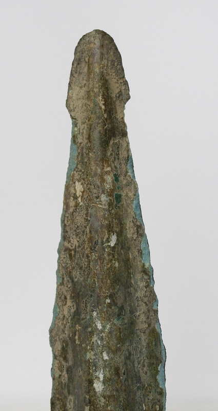 Ancient Asian Decorated Bronze Spear Ba-Shu