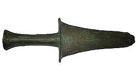 Decorated Dian Culture Bronze Dagger