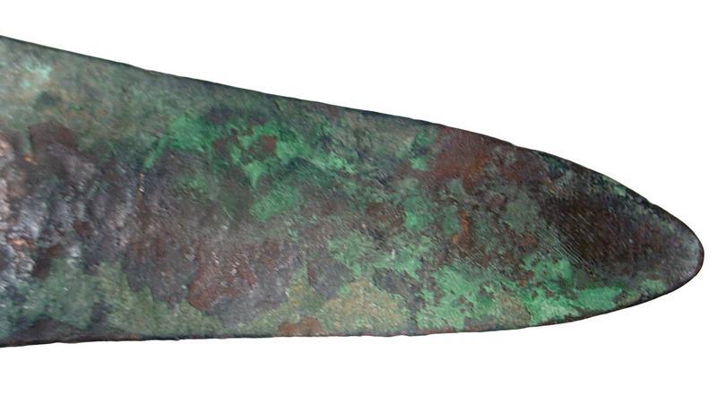 Heavy Ancient Bronze Persian Dagger