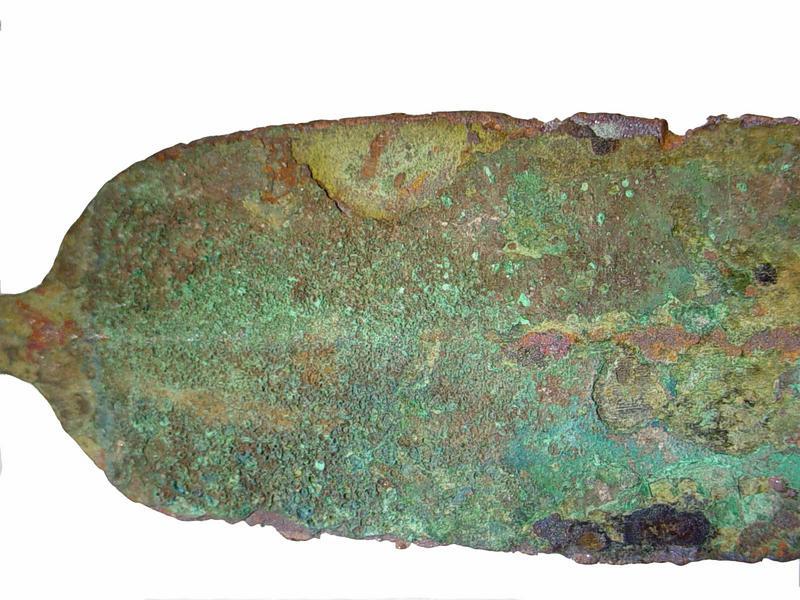 Ancient Leaf Shaped Bronze Spear Point Luristan