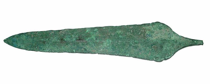 Ancient Syrian Bronze Dagger or Lance