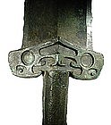 Incredible Decorated Bronze Warring States Sword