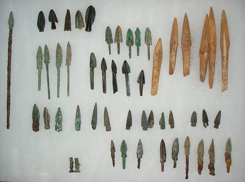 Collection of Ancient Chinese Arrowheads