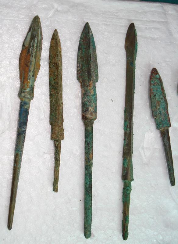 Asian Bronze Arrowheads