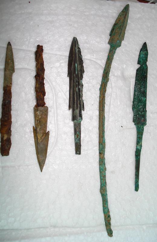 Asian Bronze Arrowheads