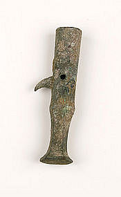 Zhou Period Bronze Arrow End Parasol Tip