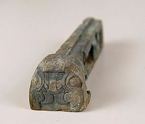 Warring States Period Decorated Bronze Axle Hub Pin