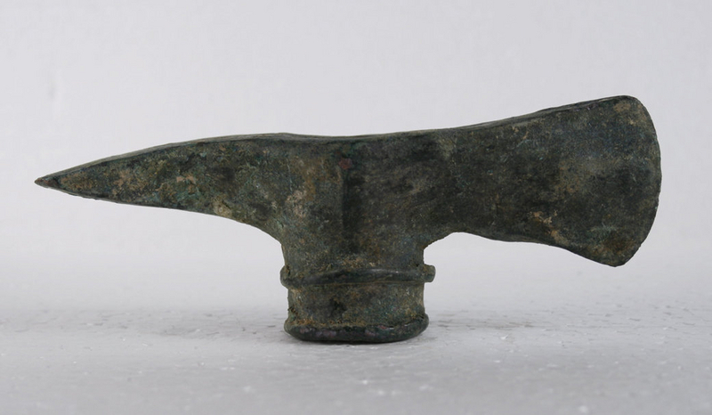 Ancient Bronze Axe Northern Iran 1200 BC