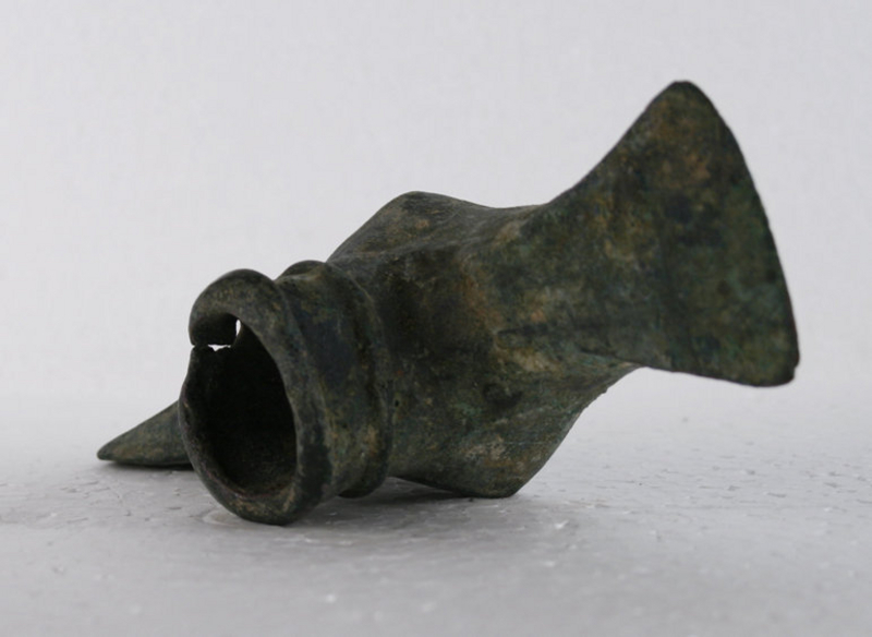 Ancient Bronze Axe Northern Iran 1200 BC