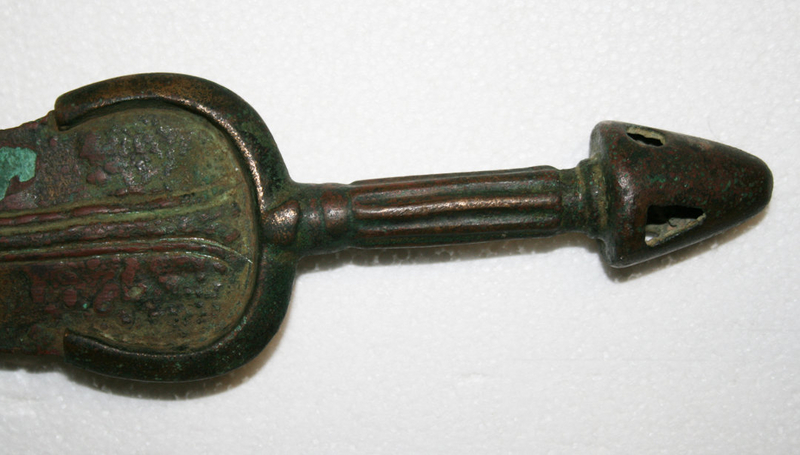 Mushroom Pommel, Crescent Guard Persian Bronze Sword