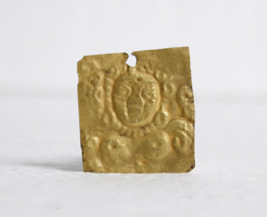 Gandharan Gold Repousse Plaque