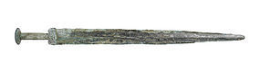 Warring States Bronze Sword Decorated Blade and Pommel