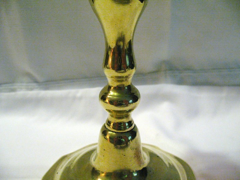 Georgian Brass Candlesticks
