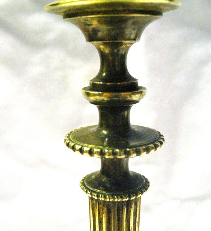 Bronze Candlesticks 19th Century