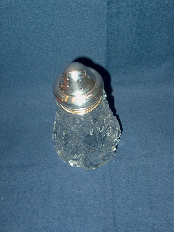 Victorian Silver and Cut Glass Sugar Caster