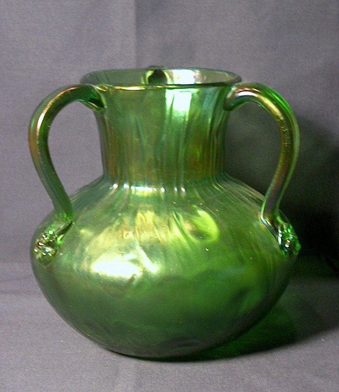 Loetz Three Handled Loving cup or Vase